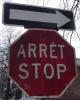 arret/stop sign