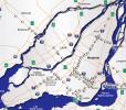 map of Montreal island linking to map of traffic webcams